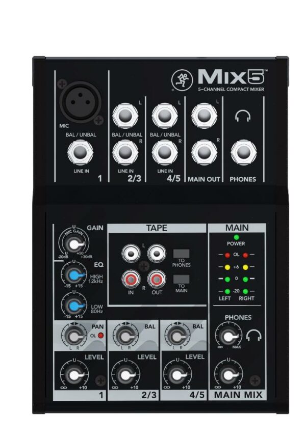 Mackie_MIX5_5_channel_Compact_Mixer