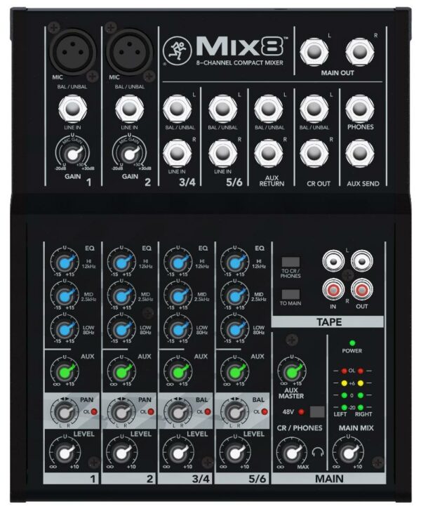 Mackie_MIX8_8_channel_Compact_Mixer