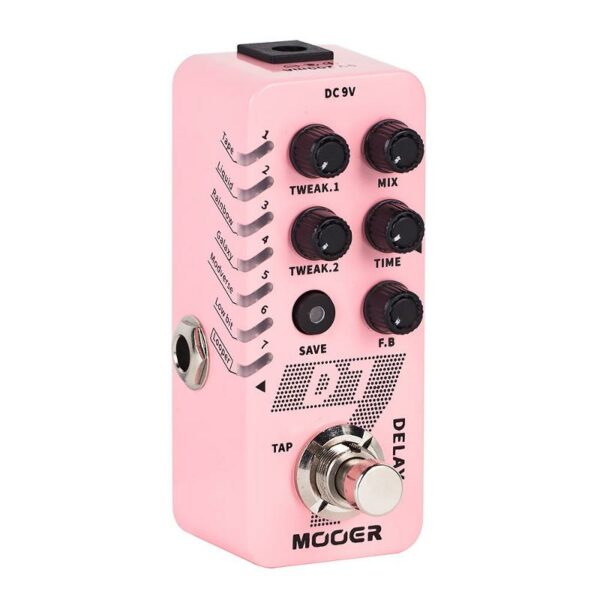 MOOER_D7_DELAY_EFEKTIPEDAALI