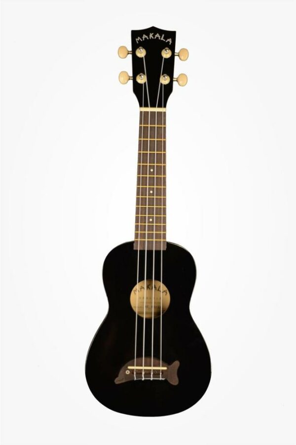 MAKALA_soprano_Dolphin_solid_black_ukulele